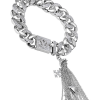 Браслет Loree Rodkin Pave Link Tassel ID Bracelet SOB-00326-804 (14383) №2