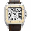 Часы Cartier Santos 100 XL Gold Steel White Roman Dial "СпецАкция" до 1-го мая 2656 (14235) №2