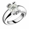 Кольцо  с бриллиантом 4,06 ct (14316) №3