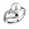 Кольцо Mikimoto White Gold Diamonds Akoya Pearl Ring MRA 10102 ADXW (14176) №2