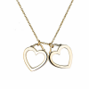 Подвеска Tiffany & Co Rose Gold Hearts Double Pendant (14303) №2