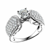 Кольцо  с 0,85 ct J/SI1 (14820) №3