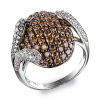 Кольцо Gucci Gicci White Gold Diamonds Ring (14909) №2