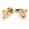 Запонки Deakin & Francis Yellow Gold Pig Head Cufflinks (15001) №4