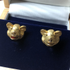 Запонки Deakin & Francis Yellow Gold Pig Head Cufflinks (15001) №5