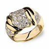 Кольцо Van Cleef & Arpels Vintage Yellow Gold Diamonds Ring (15044) №2