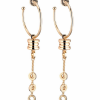 Серьги Bvlgari BZero1 Pendant Hoop Earrings (16388) №2