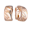 Серьги Chopard Chopardissimo Rose Gold Diamonds Earrings 837031-5002 (16093) №2