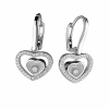 Серьги Chopard Happy Hearts White Gold Diamonds Earrings 837482-1002 (15909) №2