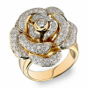 Кольцо  Yellow Gold Diamonds 1.52 ct Rose Ring (16107) №3