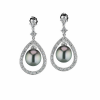 Серьги TASAKI Black Pearl Diamonds Earrings (16515) №2