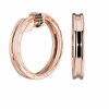 Серьги Bvlgari BZero1 Rose Gold Hoop Earrings (17338) №2