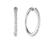 Серьги Mercury Classic Hoop Diamonds Earrings (17694) №2