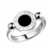 Кольцо Bvlgari Flip Ring White Gold Onix Diamonds AN850723 (18633) №4