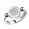 Кольцо Bvlgari Flip Ring White Gold Onix Diamonds AN850723 (18633) №3