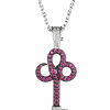 Подвеска Theo Fennell White Gold Ruby Snake Key Pendant (18613) №2