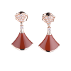 Серьги Bvlgari Divas Dream Carnelian and Diamonds Earrings 350853 OR857320 (19035) №2