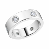 Кольцо Cartier Love 6 Diamonds White Gold Ring B4097500 (19311) №2