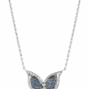 Подвеска Chopard Butterfly White Gold Sapphire Pendant 81/5541/3 (19106) №2