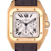 Часы Cartier Santos 100 Gold W20096Y1 (19681) №4