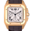 Часы Cartier Santos 100 Gold W20096Y1 (19681) №3