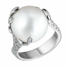 Кольцо Mikimoto Olive Branch Akoya Pearl 14.6 mm Ring (19555) №5