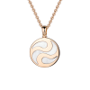 Подвеска Bvlgari Spinning Mother of Pearl and Gold Ying Yang Pendant (19925) №2