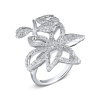 Комплект Gucci 18K White Gold Diamond Floral Series GUC01-010616 (20412) №9