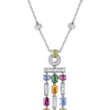 Подвеска Bvlgari Allegra Multi Gemstone Diamond Gold (20408) №4
