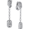 Серьги Bvlgari Parentesi Drop Diamond White Gold Earrings (20922) №5