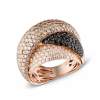 Кольцо  Rose Gold Diamonds Ring (20984) №2