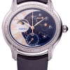 Часы Audemars Piguet Millenary Starlit Sky Moon Phase Automatic 18K White Gold Diamonds Satin Ladies Watch 77315BC.ZZ.D007SU.01 (21534) №3
