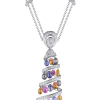 Подвеска Adler Multigemstone Diamonds White Gold Necklace (21227) №2