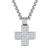 Крест Chopard Cross White Gold Diamonds Pendant 79/3495 (21354) №2
