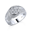 Кольцо Geraldo Symphony Collection White Gold Ring (21602) №2