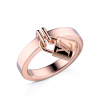 Кольцо LouisVuitton Louis Vuitton Lockit Rose Gold Ring (21342) №2