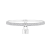 Браслет LouisVuitton Louis Vuitton Lockit White Gold Diamonds Bracelet (21889) №4