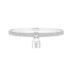 Браслет Louis Vuitton Lockit White Gold Diamonds Bracelet (21889) №4