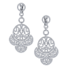 Серьги Jacob & Co Lace Collection Earrings 6,50 ct White Diamonds 91326634 (21852) №4