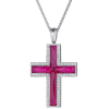 Крест Stephen Webster Crystal Haze Red Ruby Cross (21887) №2