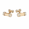 Запонки Tiffany & Co Atlas Column Bar Gold Cufflinks 1995 (21813) №3