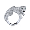 Кольцо Cartier Panthere de White Gold Diamonds Ring (21960) №3