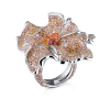 Кольцо Palmiero Jewellery Design Diamonds Sapphires Flower Ring (22016) №5