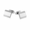 Запонки Piaget P White Gold Grooved Cufflinks (22037) №2