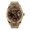 Часы Rolex DAY-DATE II 41mm Rose Gold Chocolate Roman Dial Watch 218235 (22033) №2
