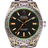 Часы Rolex Milgauss Handmade Engraving 116400gv (22026) №7