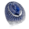 Кольцо GRS Gemresearch Swisslab с природным синим сапфиром Sri Lanka 25,27ct GRS (22603) №8