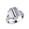 Кольцо  с бриллиантом 3,36 ct F/VS1 МГУ (4741) №4