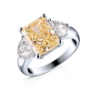 Кольцо  с бриллиантом 5,02 ct FLY/VVS2 МГУ (22329) №3