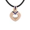 Подвеска  в стиле Chopard Happy Diamonds Hearts (22508) №2